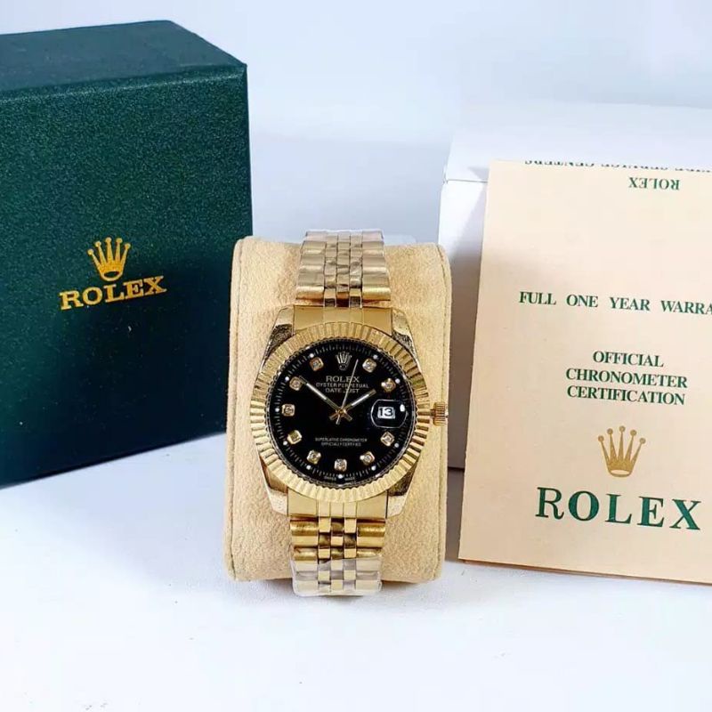 GROSIRAN JAM TANGAN ROLEX YL6102 + KARTU GARANSI - JAM TANGAN WANITA INCLUDE BOX ORIGINAL