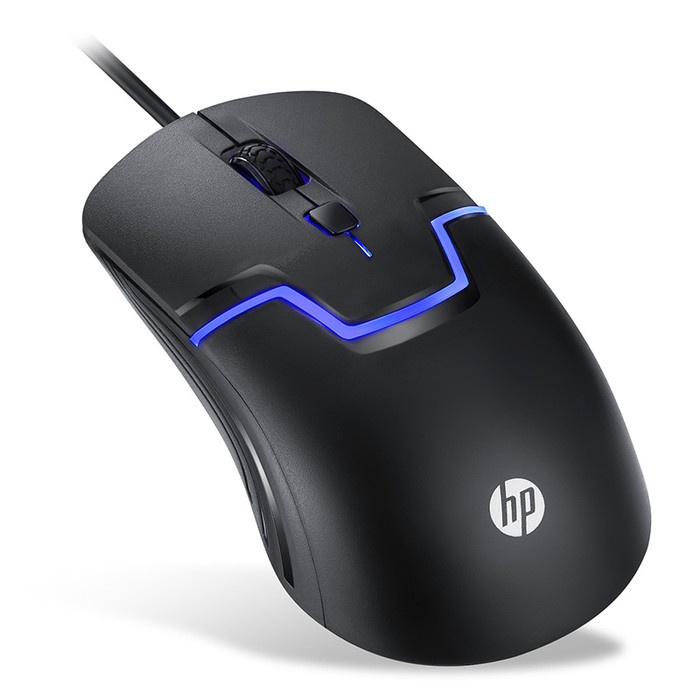 Mouse Murah USB/Kabel l Mouse Gaming HP USB M100 | Mouse Gaming | Gaming Mouse Hp M100 - Hitam