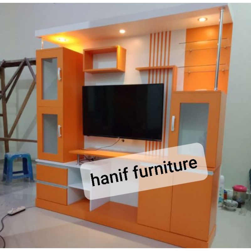 Backdrop TV Minimalis Custom