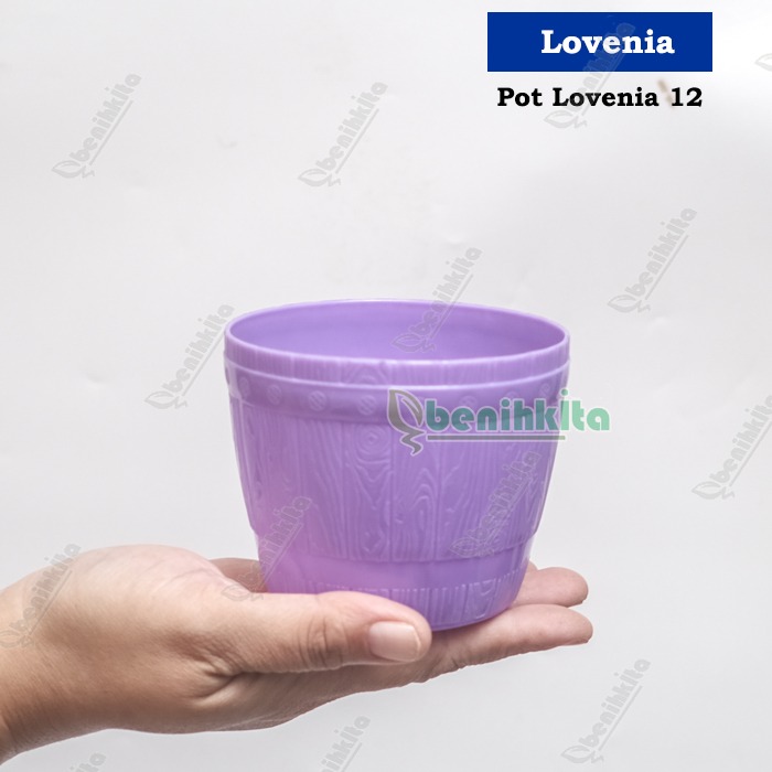 Pot Tanaman-Bunga 10cm Motif Gentong No.12 (Lovenia)