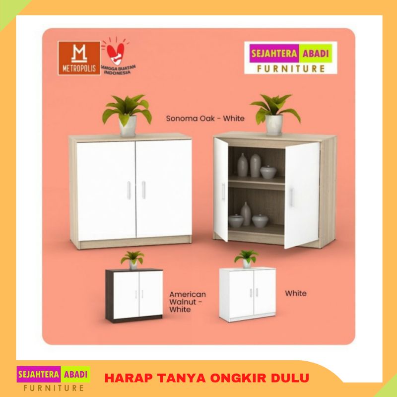 sideboard rak multi fungsi bufet pendek ALBA SB 80 pro design