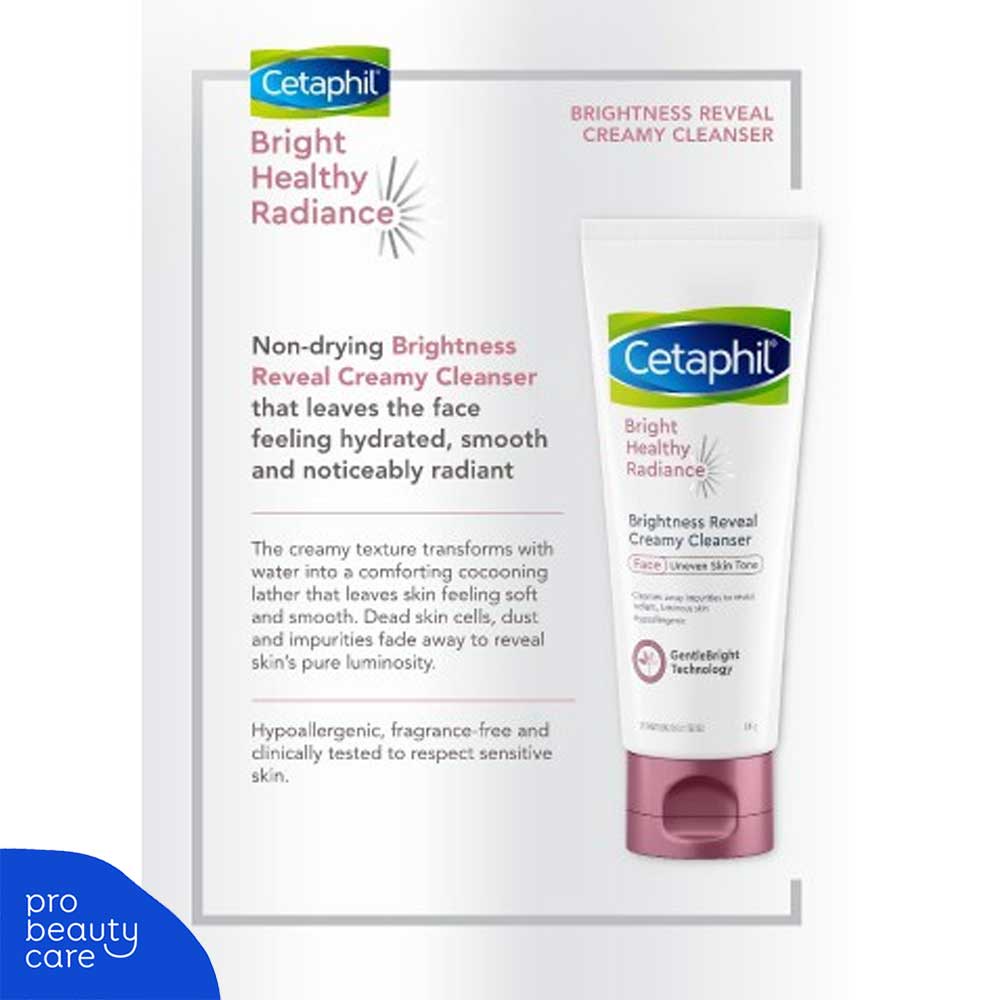 Cetaphil - Bright Healthy Radiance Brightness Reveal Creamy Cleanser (100 ml)