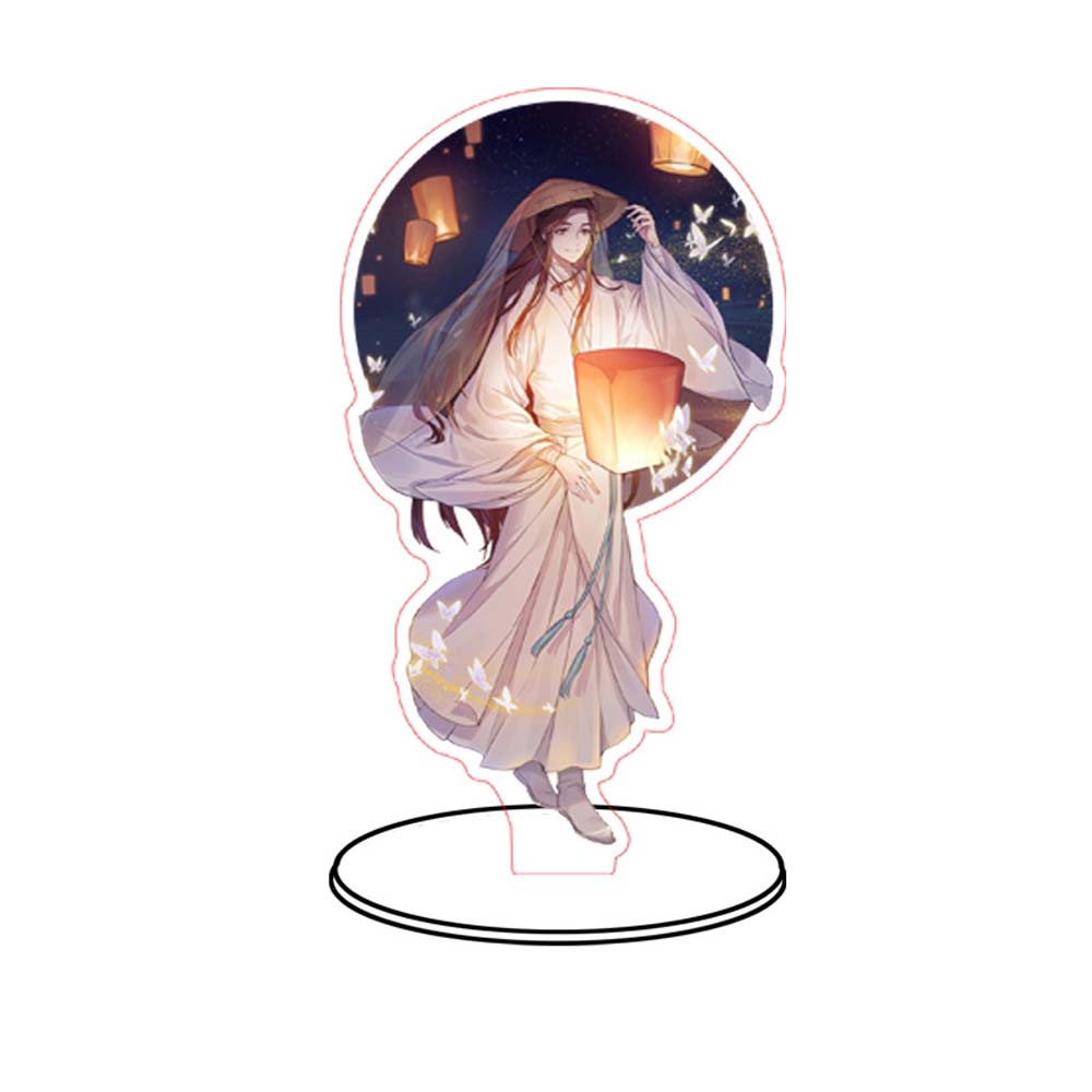 REBUY Fashion Tian Guan Ci Fu Cartoon Anime Figure Model Plate Figure Model Toys Xie Lian Collection Model Ornaments Stand Model Toys Hua Cheng Acrylic Acrylic Stand Figure