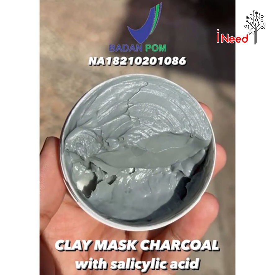 (INEED) [ BPOM ]  CICA NATURE  CLAY MASK • MASKER SAFFRON • MASKER MUGWORT • MASKER CHARCOAL • MASKER VIRAL