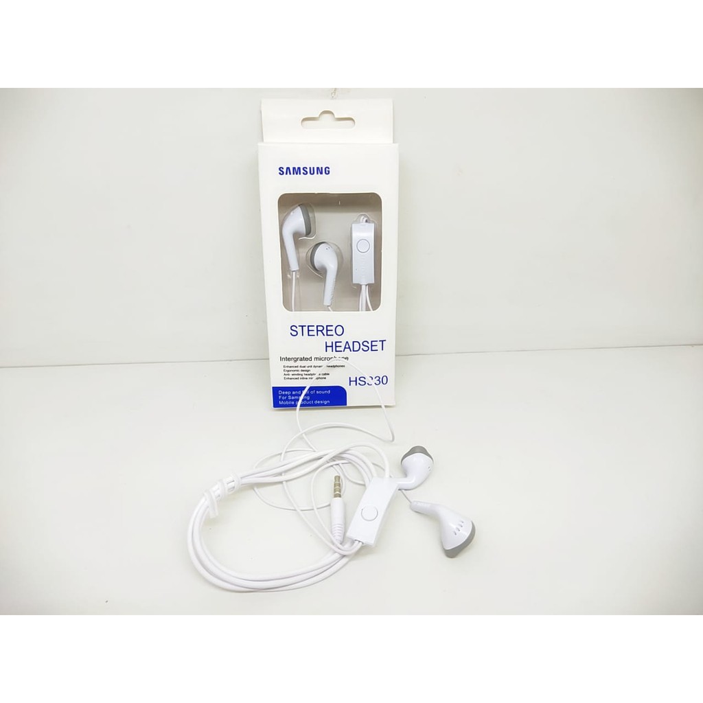 HS330 Headset Samsung Stereo Jack 3.5mm Deep &amp; Full of Sound Handsfree Kabel Ergonomic