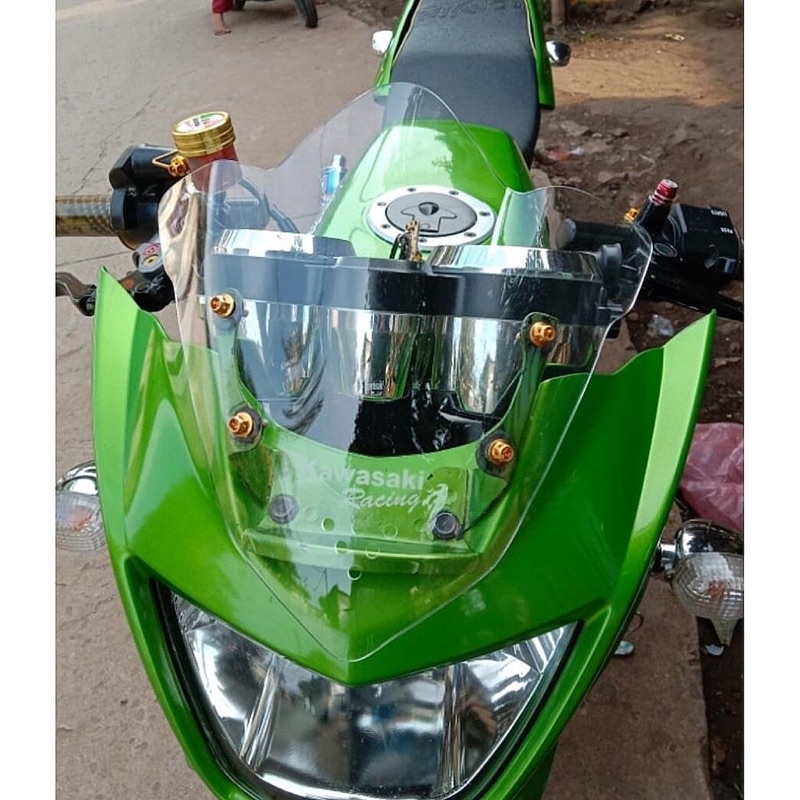 VISOR KAWASAKI NINJA R 150 WINDSHIELD NINJA 150R BARU KACA ANGIN DEPAN BENING RYBEN TRANSARAN SMOKE  ACRILIC TEBAL WINSIL WINDSIL WINDSHIL WINDSHILD WINDSHIL Visor Ninja R Windshield Ninja R Visor Windshield motor Kawasaki Ninja R Ryben Smoke Dan Bening