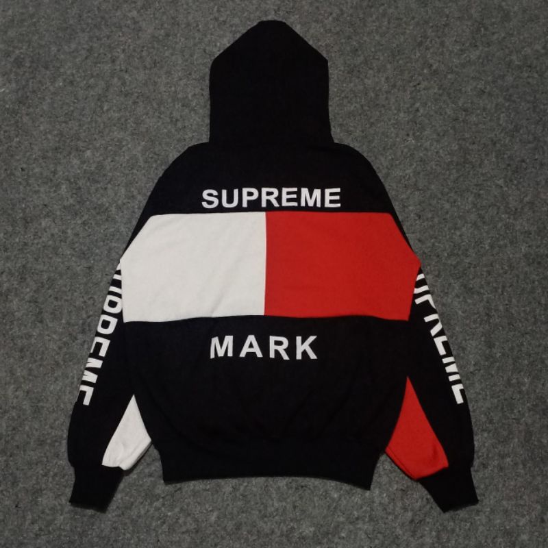 OONLINENAN.JAKET SWEATER HOODIE SUPREME MARK PREMIUM PULL TAG WAS + LEBEL HOODIE SUPREME PRIA WANITA