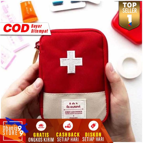 Tas Mini Obat P3K Murah Tas Kecil Obat Pertolongan Pertama Multifungsi
