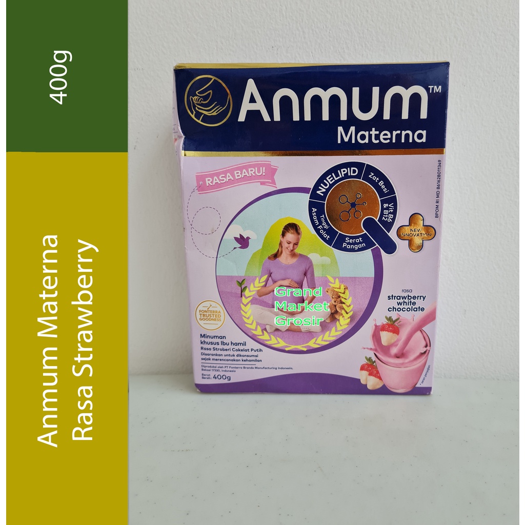 

Anmum Materna Susu Ibu Hamil Strawberry 400gr