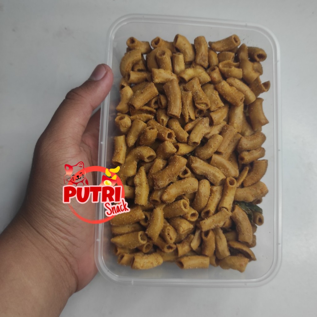 Makaroni Bantet Seblak Kering Box 50gr+ Daun Jeruk