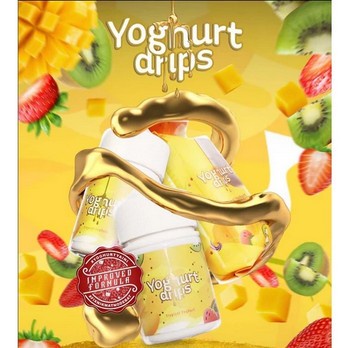 YOGHURT DRIPS 60ML V1 TROPICAL YOGHURT 100% AUTHENTIC LIQUID