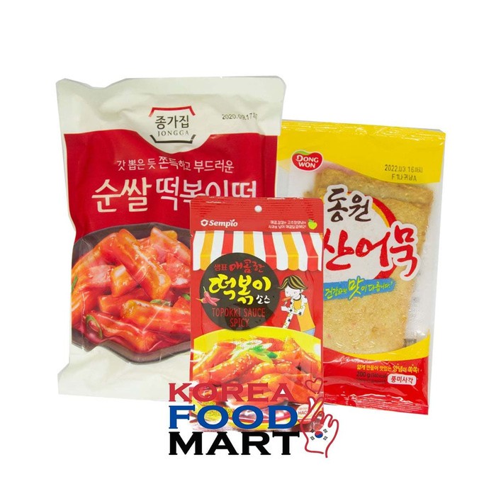 

PAKET STREETFOOD KOREA TTEOKBOKKI 500 g OMUK 200 g SAUCE - Manis