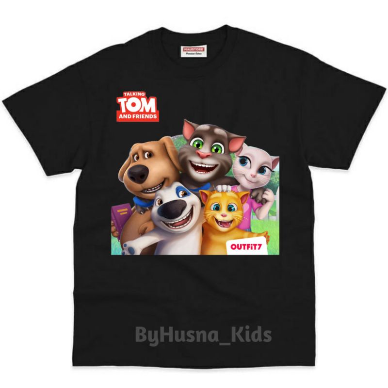 BAJU ANAK KAOS ANAK TALKING TOM HEROES TALKING TOM AND FRIENDS ATASAN ANAK BAHAN PREMIUM