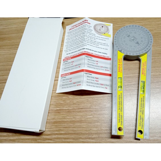 

Penggaris Waterpass 360 Derajat Horizontal Angle Gauge Pengukur Sudut