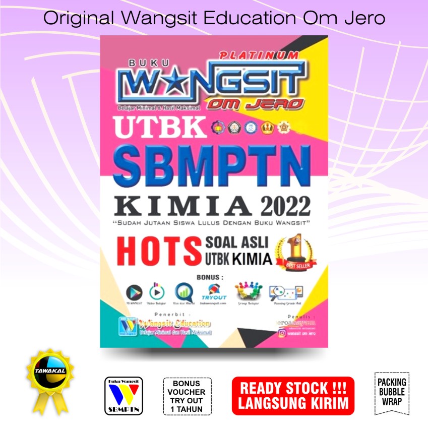 Buku SBMPTN 2022 / Buku Wangsit 2022 / KIMIA Platinum