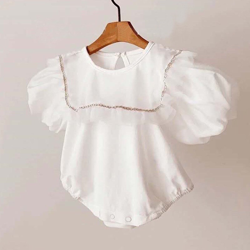 Jemma Romper | baju bayi | baju bayi perempuan | baju bayi cewek | baju baby girl | baju bayi unyu |