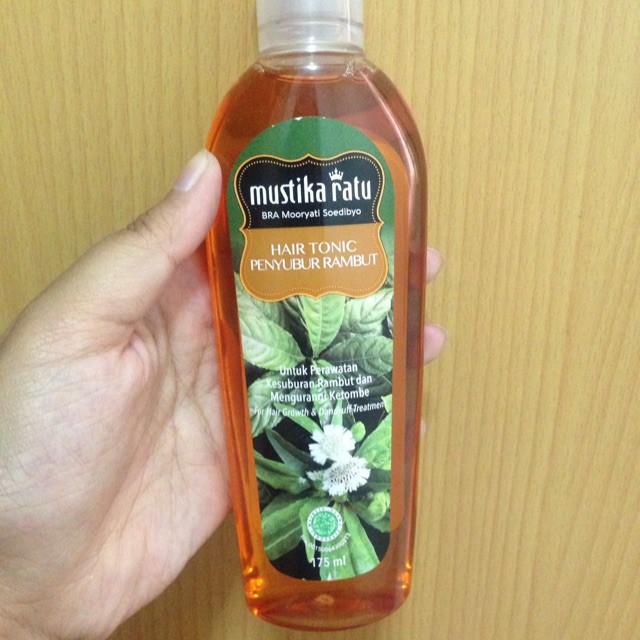 Hair Tonik Mustika Ratu Minyak Penyubur Rambut 175 Ml Shopee Indonesia