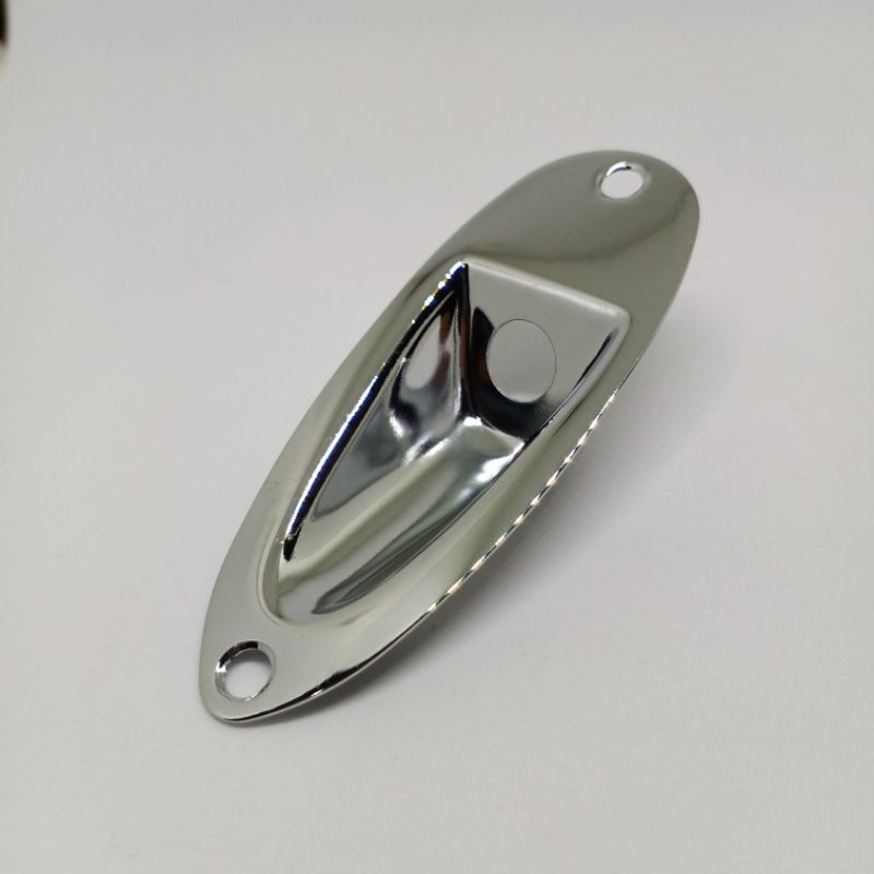 Guitar Jack Plate Stratocaster Chrome
