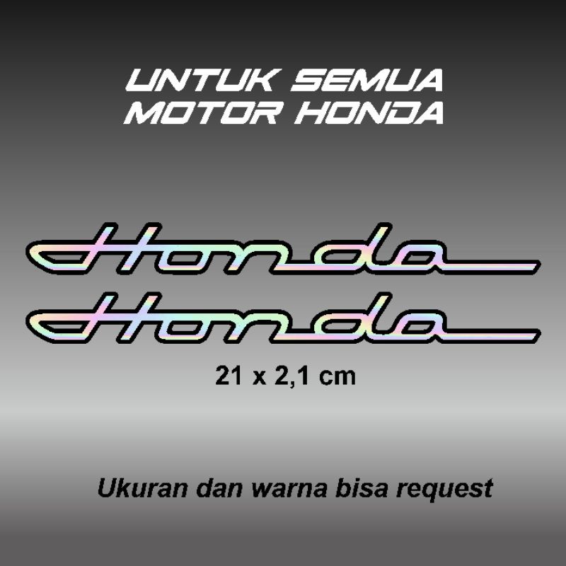 Stiker Sticker Cutting cuting Kating Tulisan Honda Latin Simple Scoopy Beat Vario