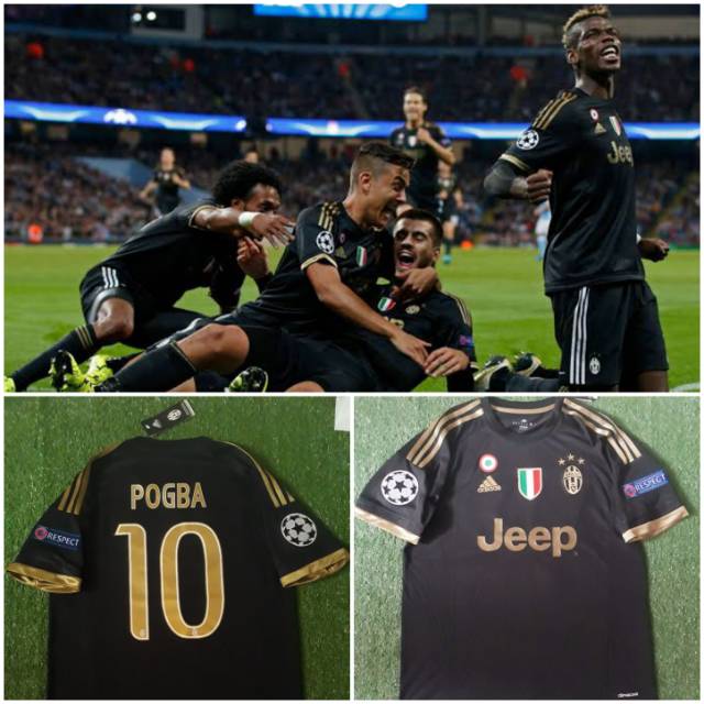 JERSEY JUVENTUS 3RD 2015 2016 POGBA