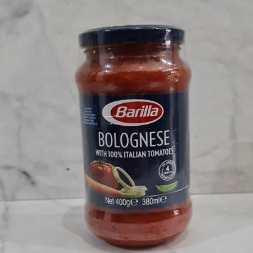 

SAUS BOLOGNESE WITH 100% TOMATO SAUCE BARILLA 400 GR