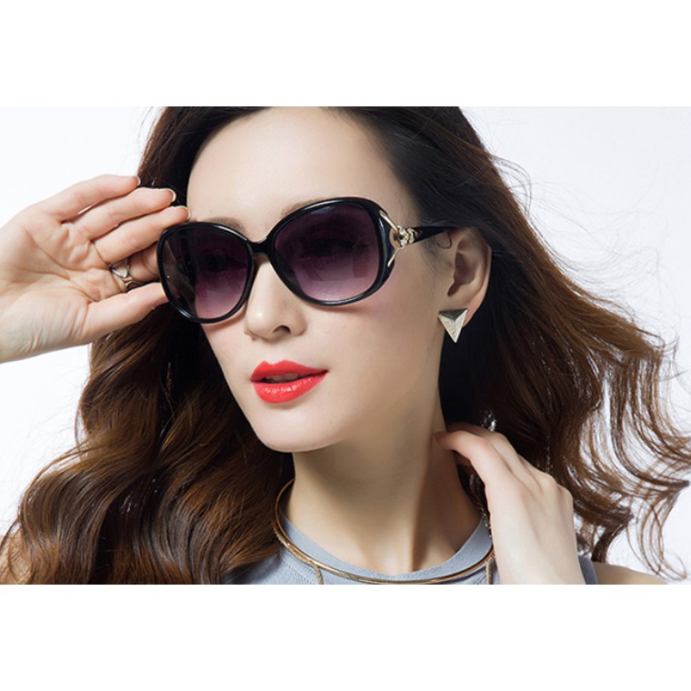 Sunglass Polarisasi HD Tahan Sinar UV Kacamata Wanita Fotosensitif Anti Radiasi Kaca Mata Pelindung