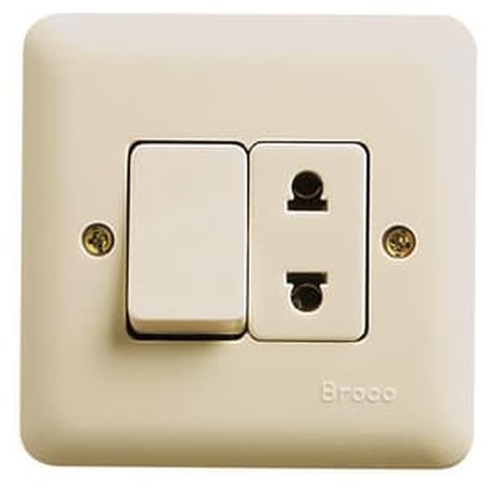 BROCO ENGKEL STOP INBOW / SAKLAR ENGKEL + STOP KONTAK IB BROCO