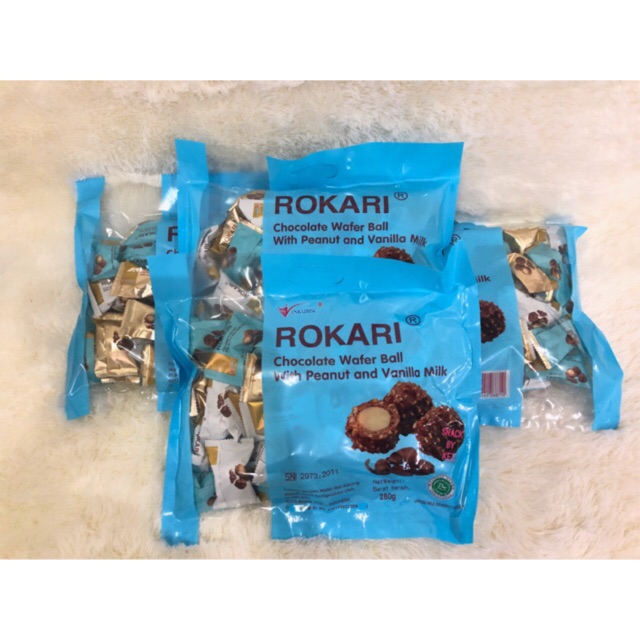 

Rokari Coklat Isi Kacang