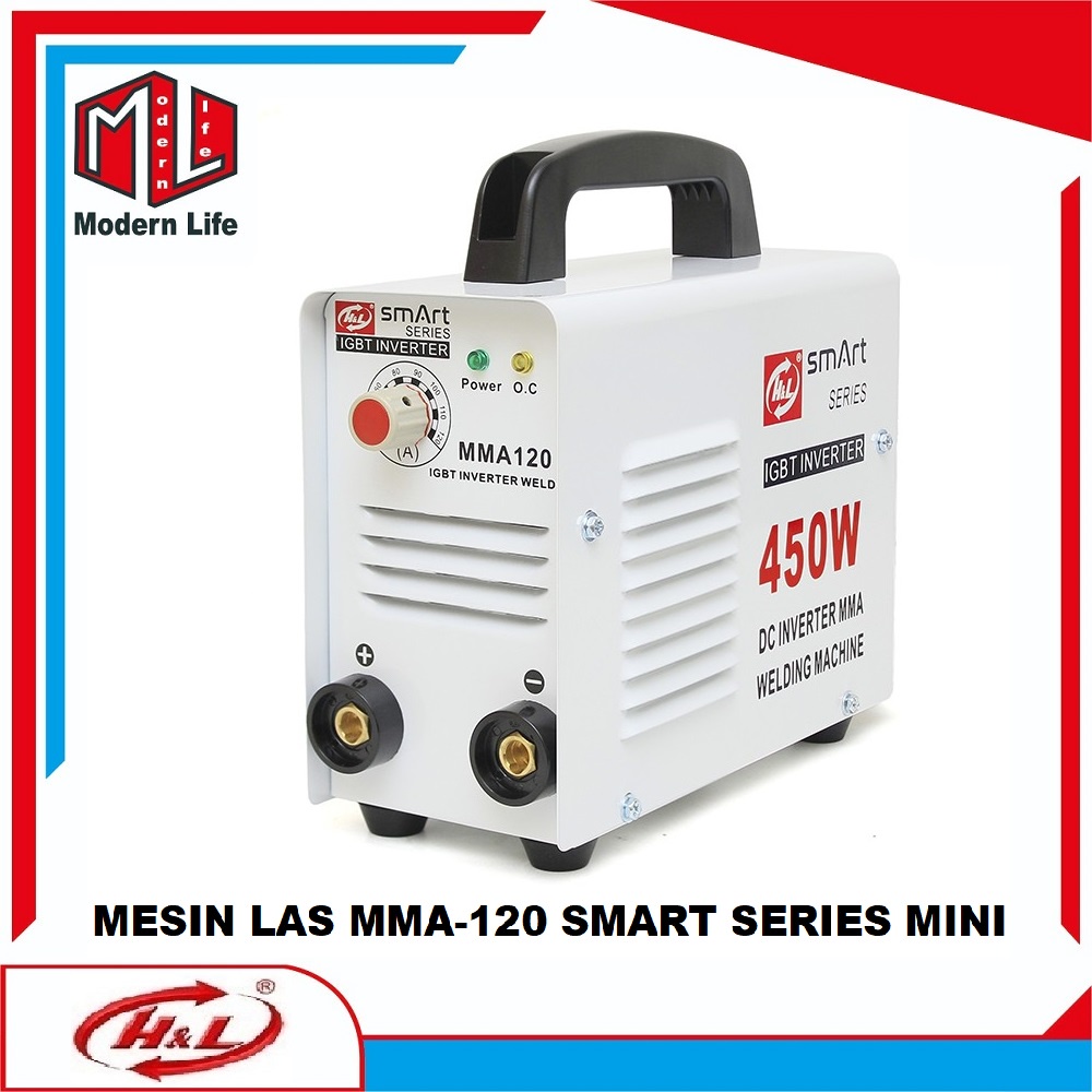 Travo Las Inverter Listrik MMA 120 Smart H&amp;L Series 450 Watt