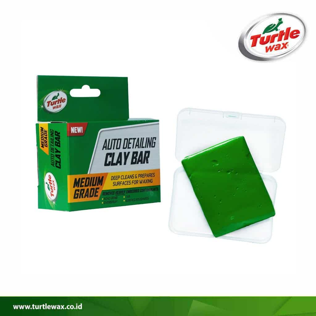 TURTLE WAX CLAY BAR MEDIUM GRADE 100Gr