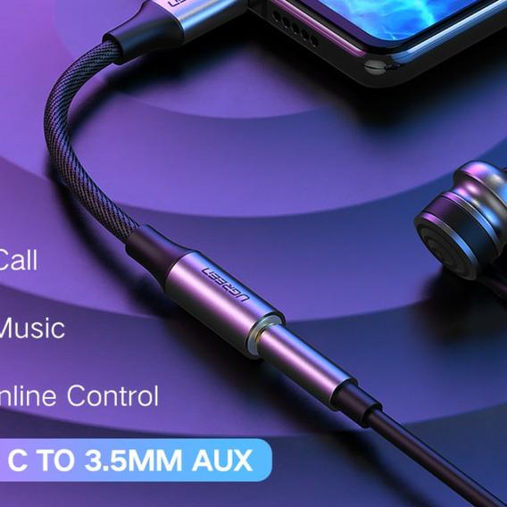 UGREEN TYPE C TO AUX 3.5 MM ORIGINAL UGREEN TIPE C TO 3.5 MM FEMALE