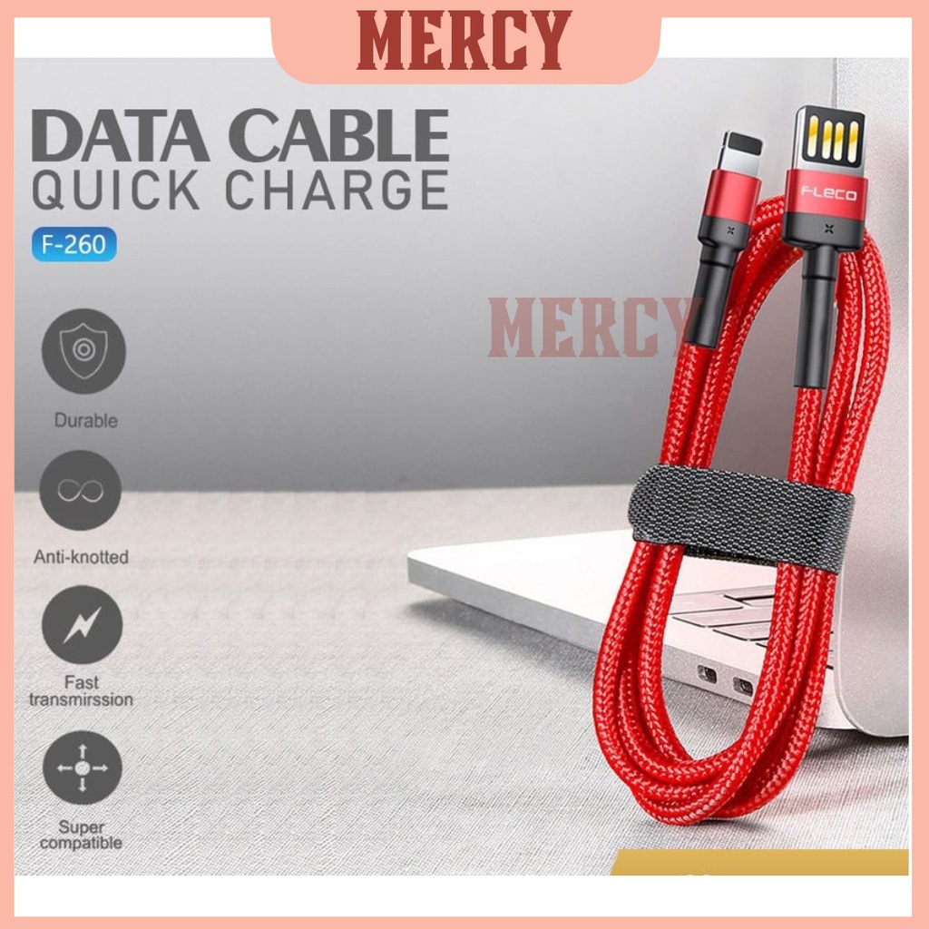 Kabel data usb F260 tipe v8 MICRO dan TYPE C support fast charging 3A CABLE DATA