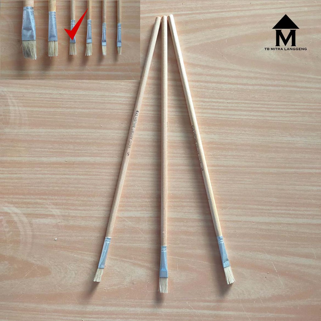 

Kuas Lukis Kayu No 5 (9mm) Berkualitas