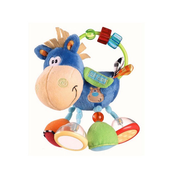 Playgro Baby Clip Clop Activity Rattle - Mainan Gigit Anak Bayi Balita-1