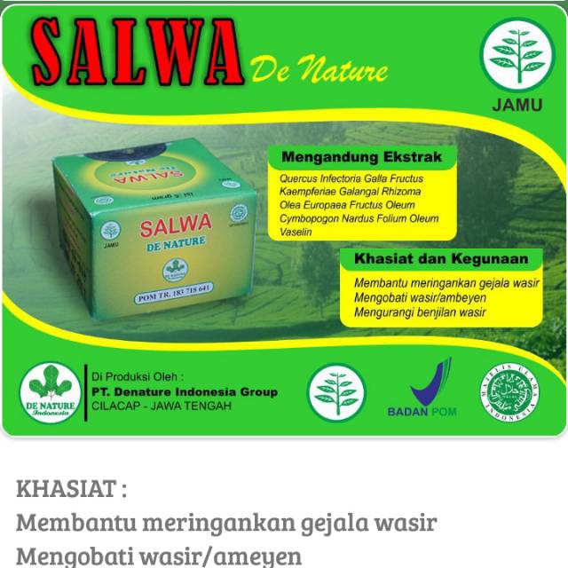 Salep Benjolan Wasir Ambeien Ambeyen Herbal SALEP SALWA