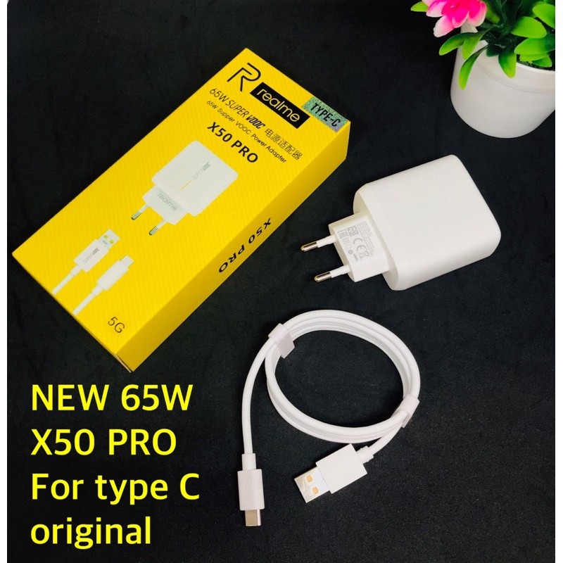 PROMO CHARGER REALME ORIGINAL 65w X50pro micro / type C