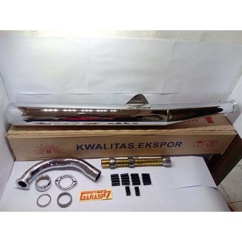 Knalpot Bobokan Tanpa Lasan Suara Mode Boban Altech Rxking Rxk Rx King Rxs Spicial Yt115 fullset