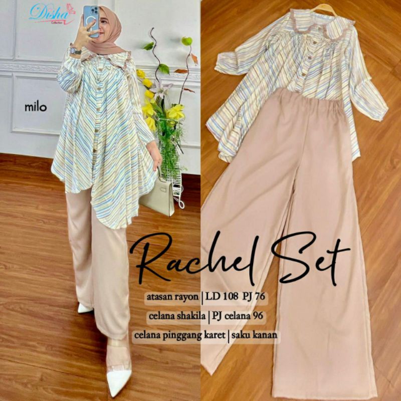 SETELAN CEWEK CELANA KULOT/OTTD RACHEL SET