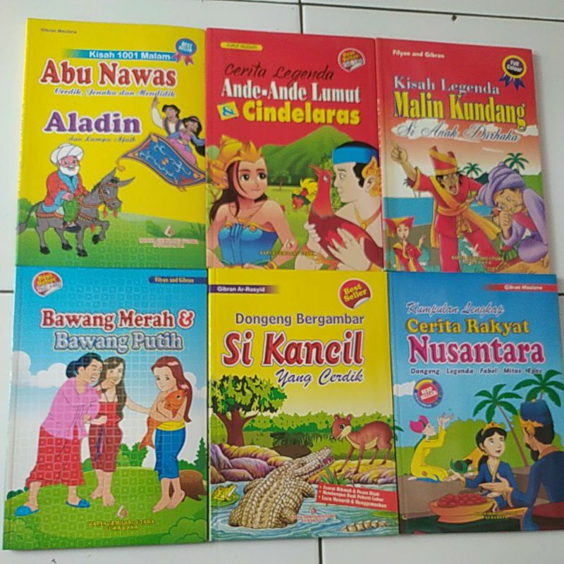 CERITA ANAK LEGENDA DONGENG, CERITA RAKYAT DAN MEWARNAI SAMBIL BELAJAR FULL WARNA