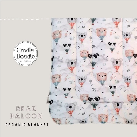 Cradle Doodle Travel Blanket Selimut Anak Bayi