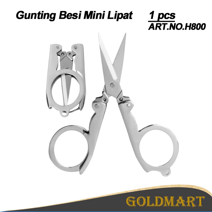 Gunting Kecil Lipat / Gunting Lipat Mini Besi 8 cm (H800) Satuan