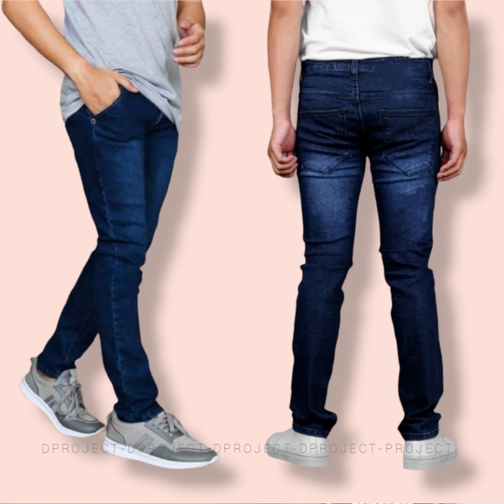 Celana Jeans Panjang Pria Skinny Slimfit Melar Terlaris Bagus Casual Keren