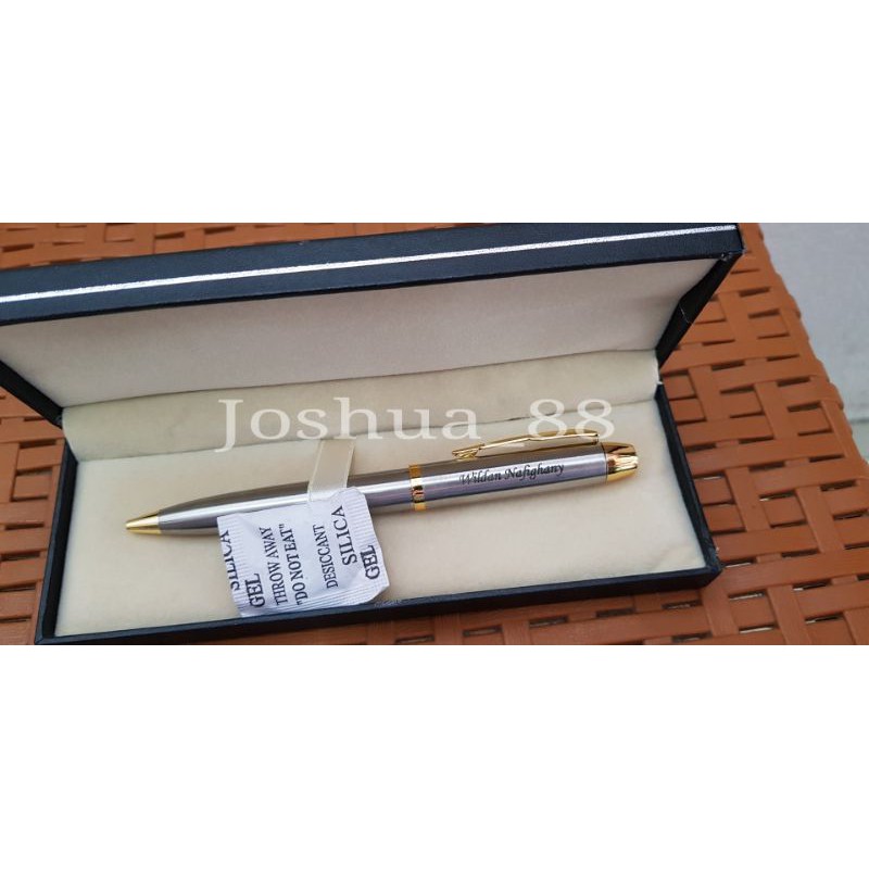 

Pulpen Parker Sonnet Silver Brush Clip Gt Gold Mewah Gratis Ukir nama