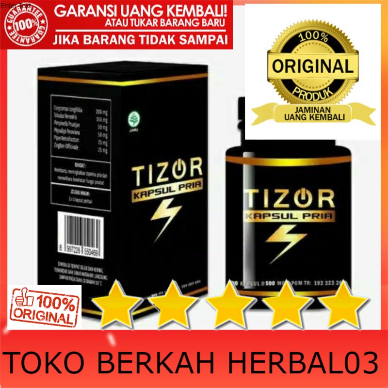 100% ASLI tizor obat herbal pria perkasa