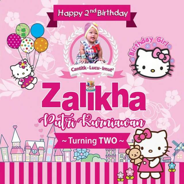 Jual Banner Ultah / Spanduk ulang tahun Tema Custom Indonesia|Shopee