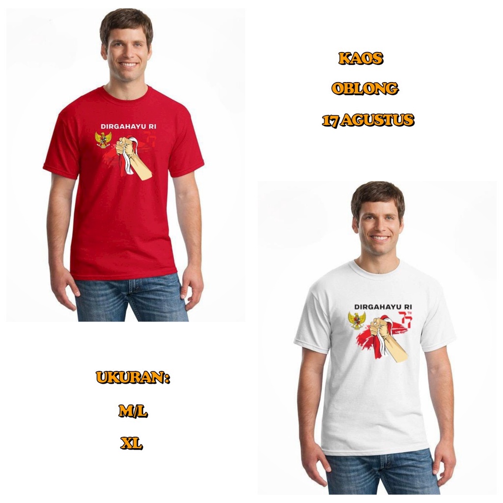 Baju Lengan Panjang HUT RI 78 / 17 Agustus / Dirgahayu / Kemerdekaan Indonesia Alipio Fahion