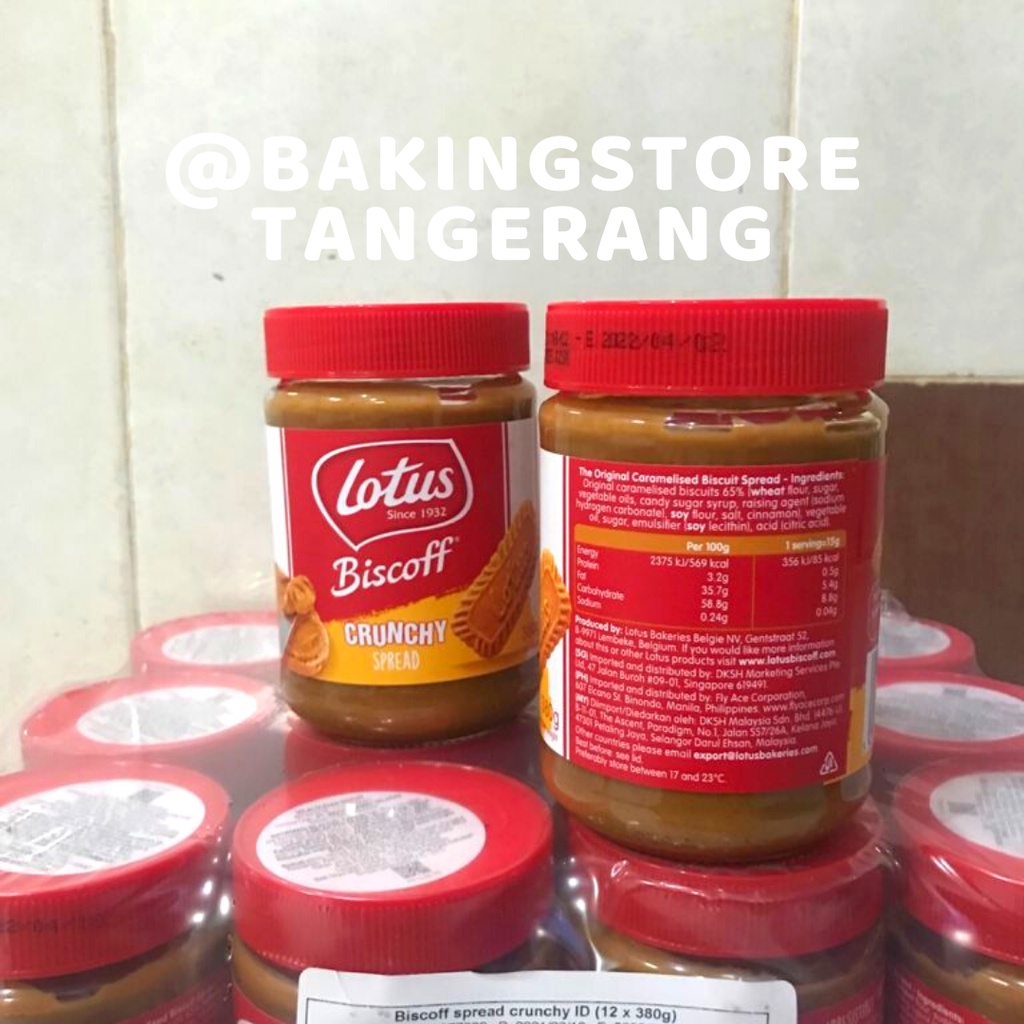 

Lotus Biscoff Crunchy Spread 380 Gr Selai Speculoos