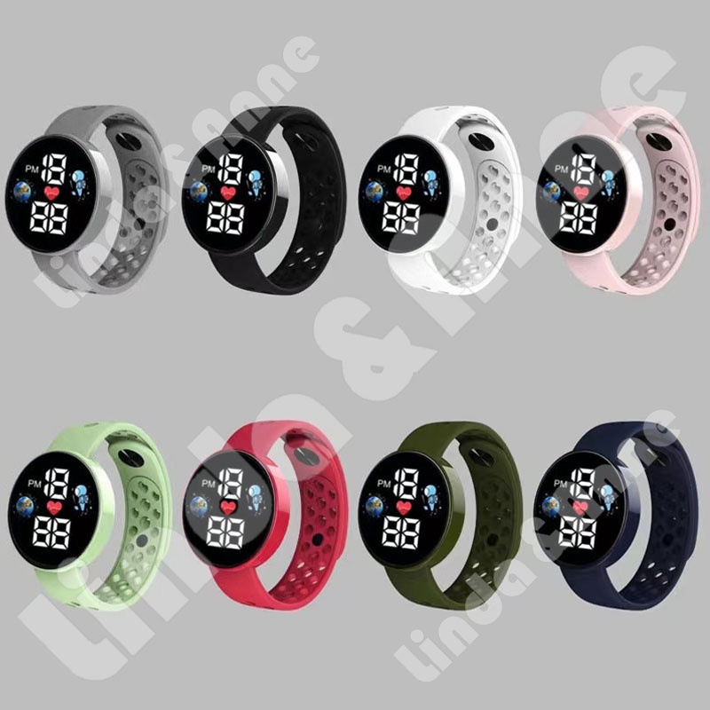 Jam Tangan Digital Led Basic Untuk Pria Dan Wanita Korean Digital Watch Import