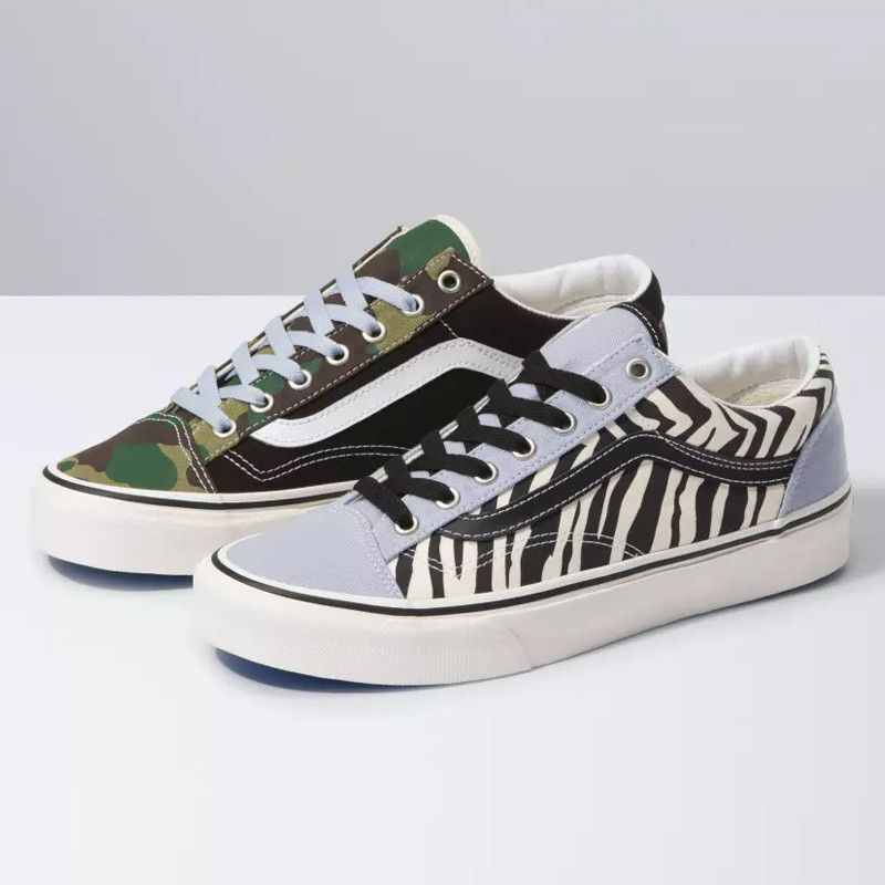 Vans Style 36 Mismatch Zebra Camo Original