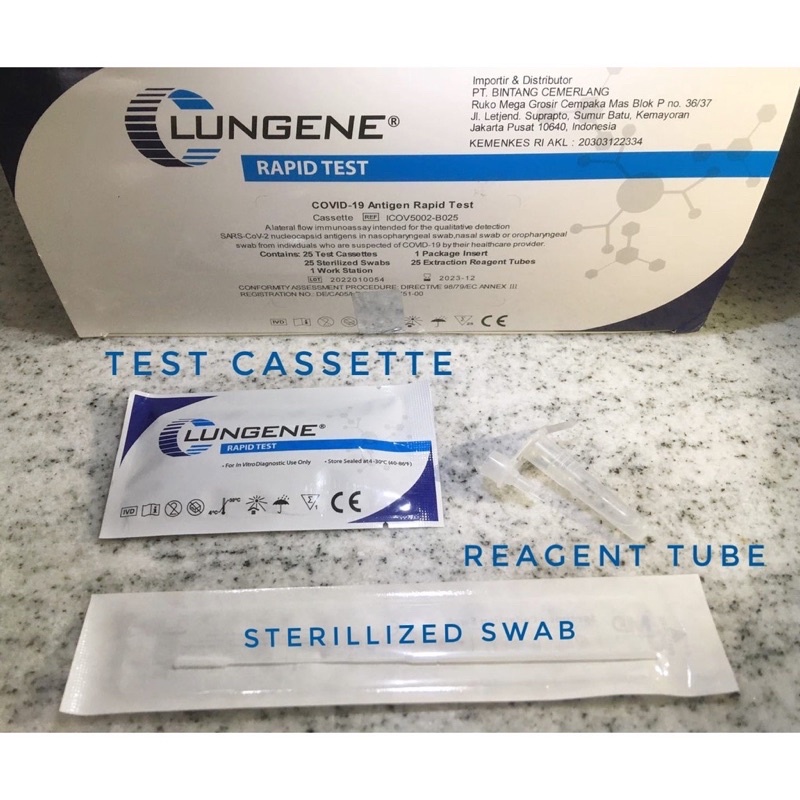 ❤️UB❤️ANTIGEN CLUNGENE LUNGENE BIRU SWAB AKL RESMI ORIGINAL ECER PER SATUAN